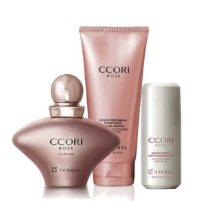 Set CCORI ROSE: Shampoo + Desodorante + Perfume
