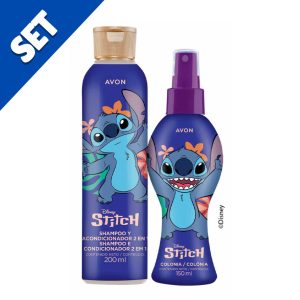 Set x2 STITCH de Disney: Shampoo y Colonia